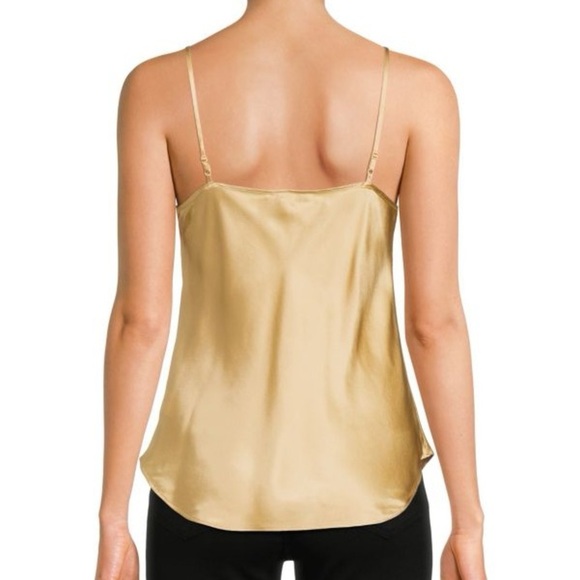 ATM | V Neck Silk Camisole Top - Picture 2 of 6